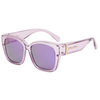 Translucent purple frame purple film+Sports Suit