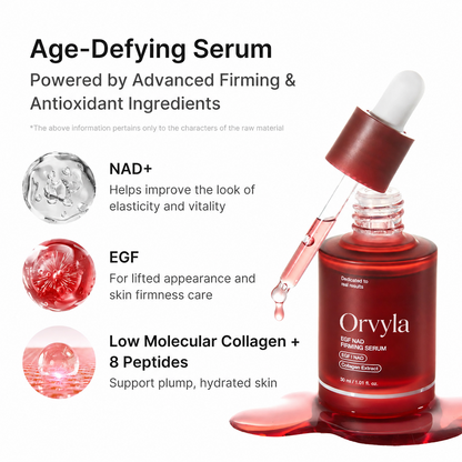NAD+ EGF Firming Serum for Fine Lines, Elasticity & Radiance
