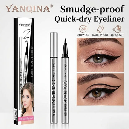 Waterproof Long Lasting Smudge-proof Gel Eyeliner Pen, Silky Vegan Formula