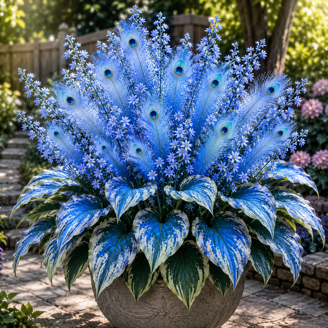 🏠🤗Variegated Hosta Plant – Effortless Beauty For Shady Spaces💥