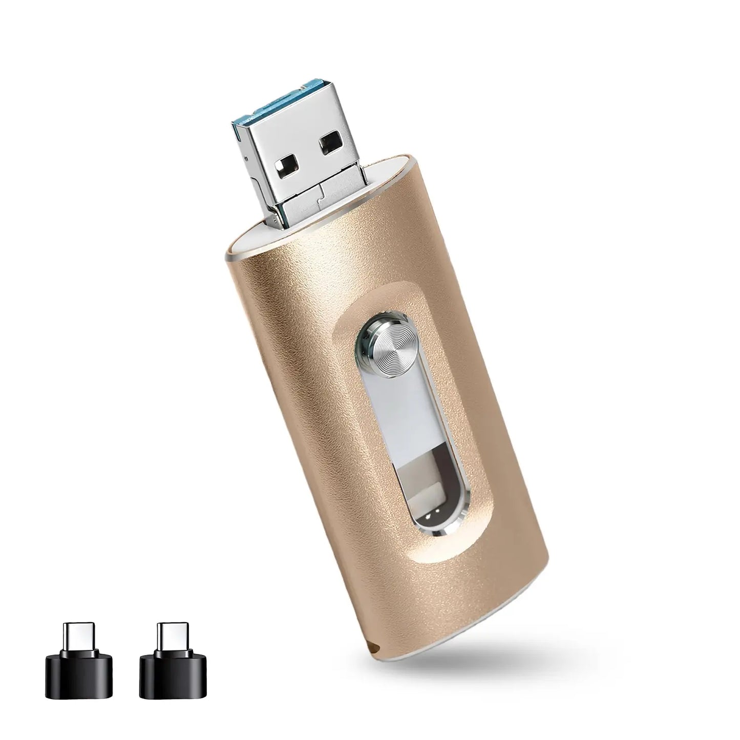 Portable 4-in-1 Memory Stick MFi Certified High Speed Data Transfer Flash Drive