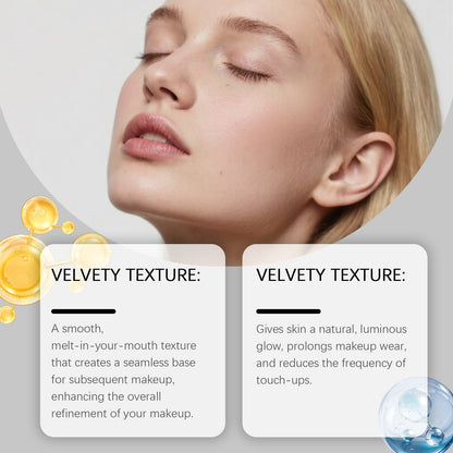 Glow Velvet Priming Moisture Cream - Pore Blurring & Makeup Gripping Primer