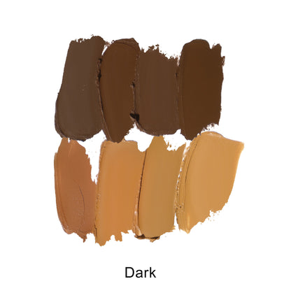 Soft Matte Cream Concealer 8-Shade Fade Palette