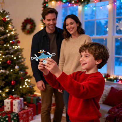 Mini Drone Beginner Friendly Stunt Flyer All Ages Mini Drone with Stunt & 360° Tricks with Led Light & Propeller