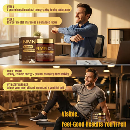 Advanced Liposomal NMN 1000mg — Daily Cellular Energy & Healthy Aging Support in One Powerful Formula