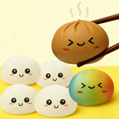 Smiling Dumpling Squishy Mystery Fidget Toy