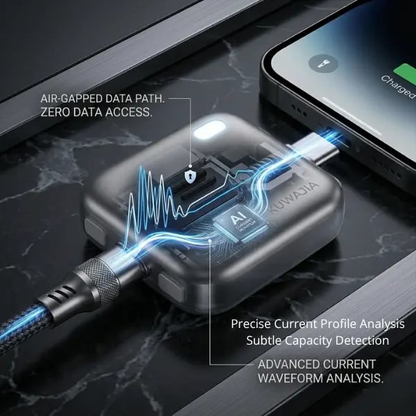 140W Physical Disconnect Battery Guard, Smart Auto‑Stop Charging Accessory
