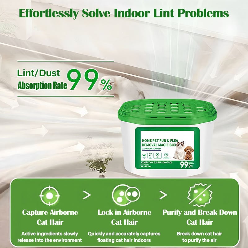Home Pet Fur and Odor Removal Box