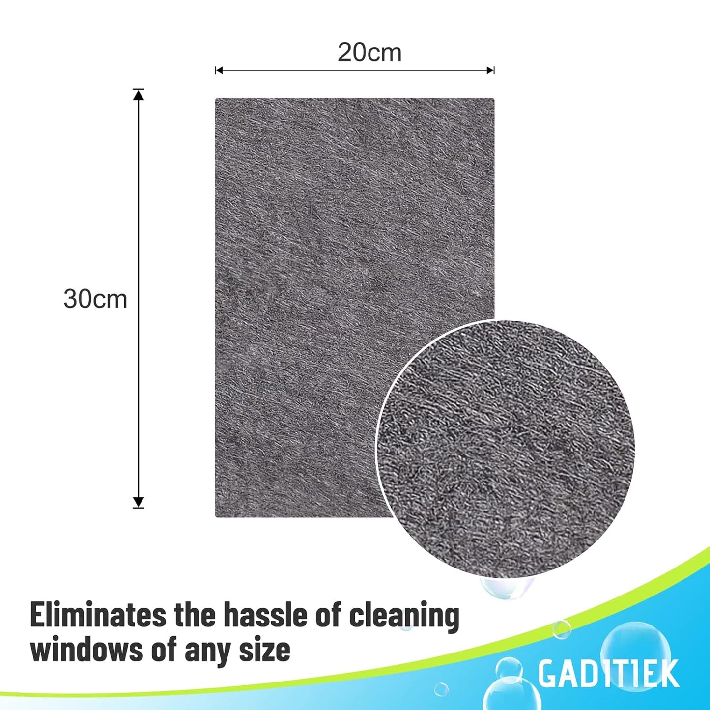 🔥 10-Pack Reusable Thickened Microfiber Cleaning Cloths – Streak-Free Magic Wipes for Glass, Windows & Cars