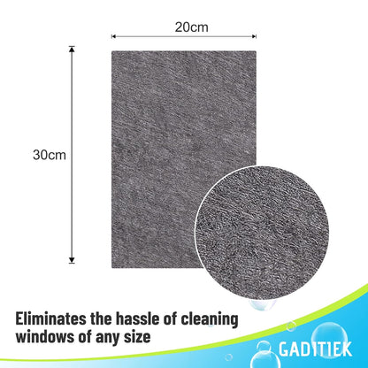 🔥 10-Pack Reusable Thickened Microfiber Cleaning Cloths – Streak-Free Magic Wipes for Glass, Windows & Cars