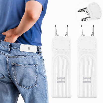 Buckle-Free Elastic Waist Adjuster – No-Sew Instant Fit Belt for Men & Women