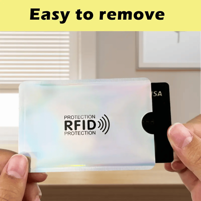 🛡️RFID-Blocking Card Sleeves – Slim Multi-Color Covers for Credit, Debit & ID Cards