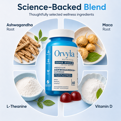 Ashwagandha Gummies – Mixed Berry Flavor Daily Calm & Wellness Support