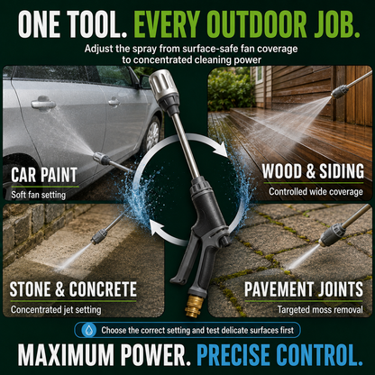 🚿✨Brass nozzle - High-Pressure Cleaning Wand