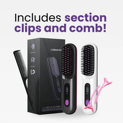 [NEW]Orvyla Portable Straightener Brush