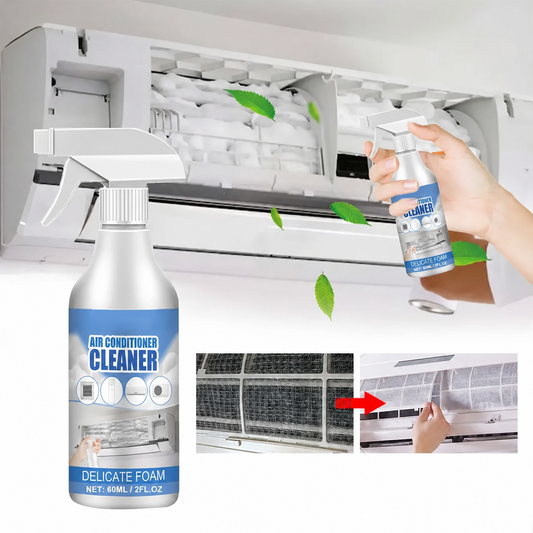 Air Conditioner Cleaner Foam Spray – 60ml AC Coil, Radiator, Fan Blade & Vent Deep Cleaning Deodorizer