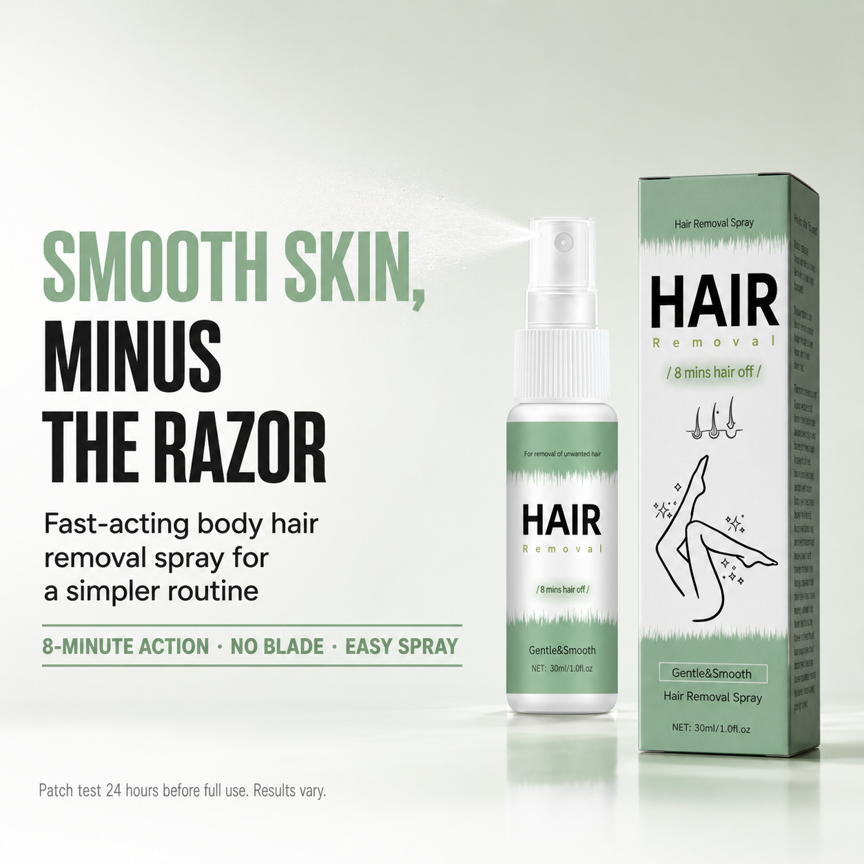 Body Hair Removal Spray for Smooth Skin