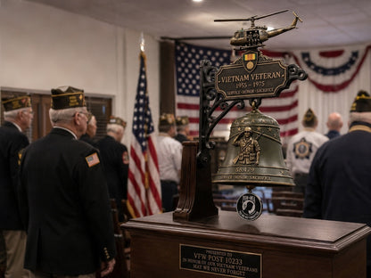 🔔 Veteran Tribute Wall Bell 🎖️