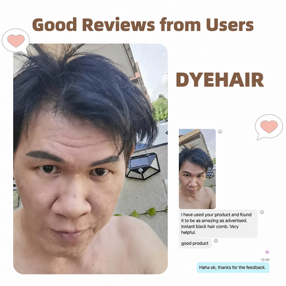 Unisex Grey Coverage Hair Dye with Hair Care