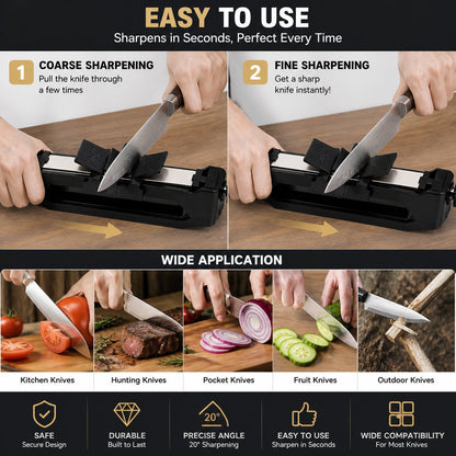 🛠️🔪Portable Knife Sharpener – Compact Handheld Sharpening Tool