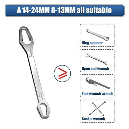 🔧8-24mm Double-Ended Self-Tightening Torx Wrench for Auto Repair🔧