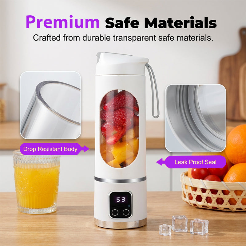 🔥 Portable Cordless Juicer – Ideal for Smoothies, Shakes & On-the-Go Fresh Juice 🥤🍓