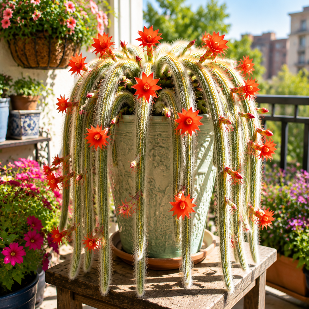 🔥Rare Monkey Tail Cactus Seeds 🌵The Internet's Favorite Fuzzy Cactus