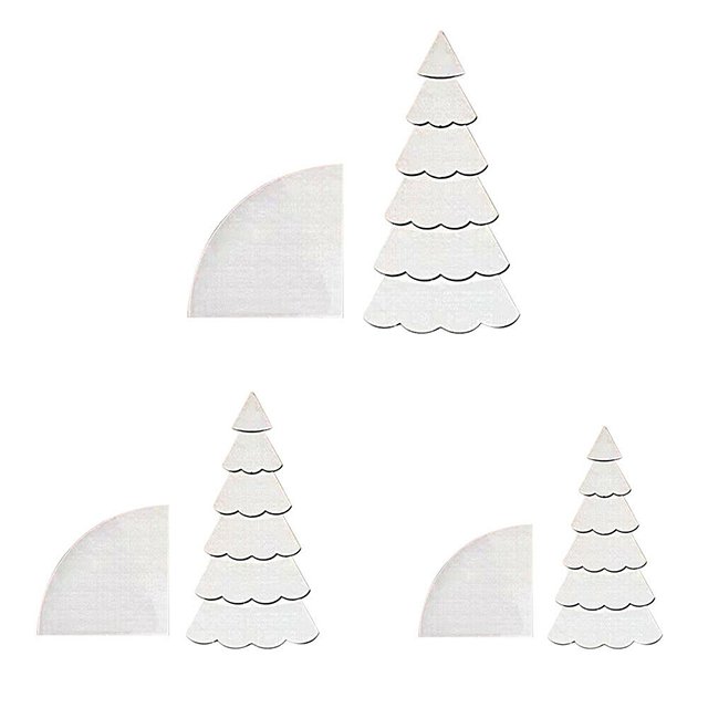 Christmas Quilt Tree Pattern Set(7PCS)-With Instructions