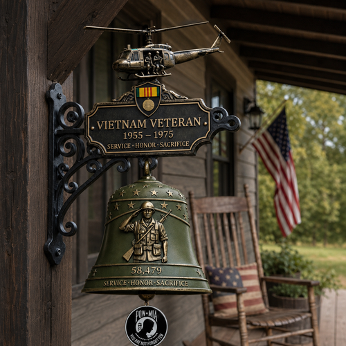 🔔 Veteran Tribute Wall Bell 🎖️