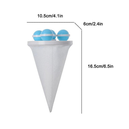 Washing Machine Floating Lint Filter – Pet Hair & Lint Remover Bag