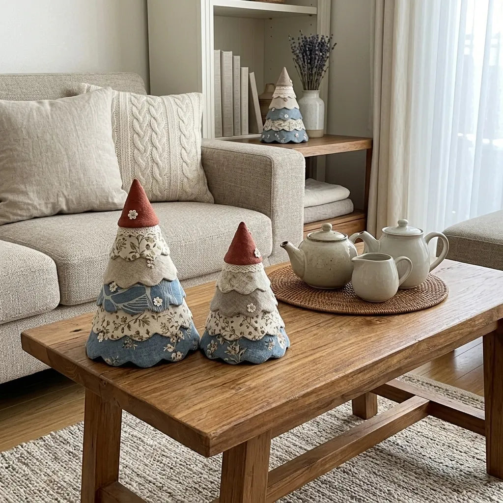 Christmas Quilt Tree Pattern Set(7PCS)-With Instructions
