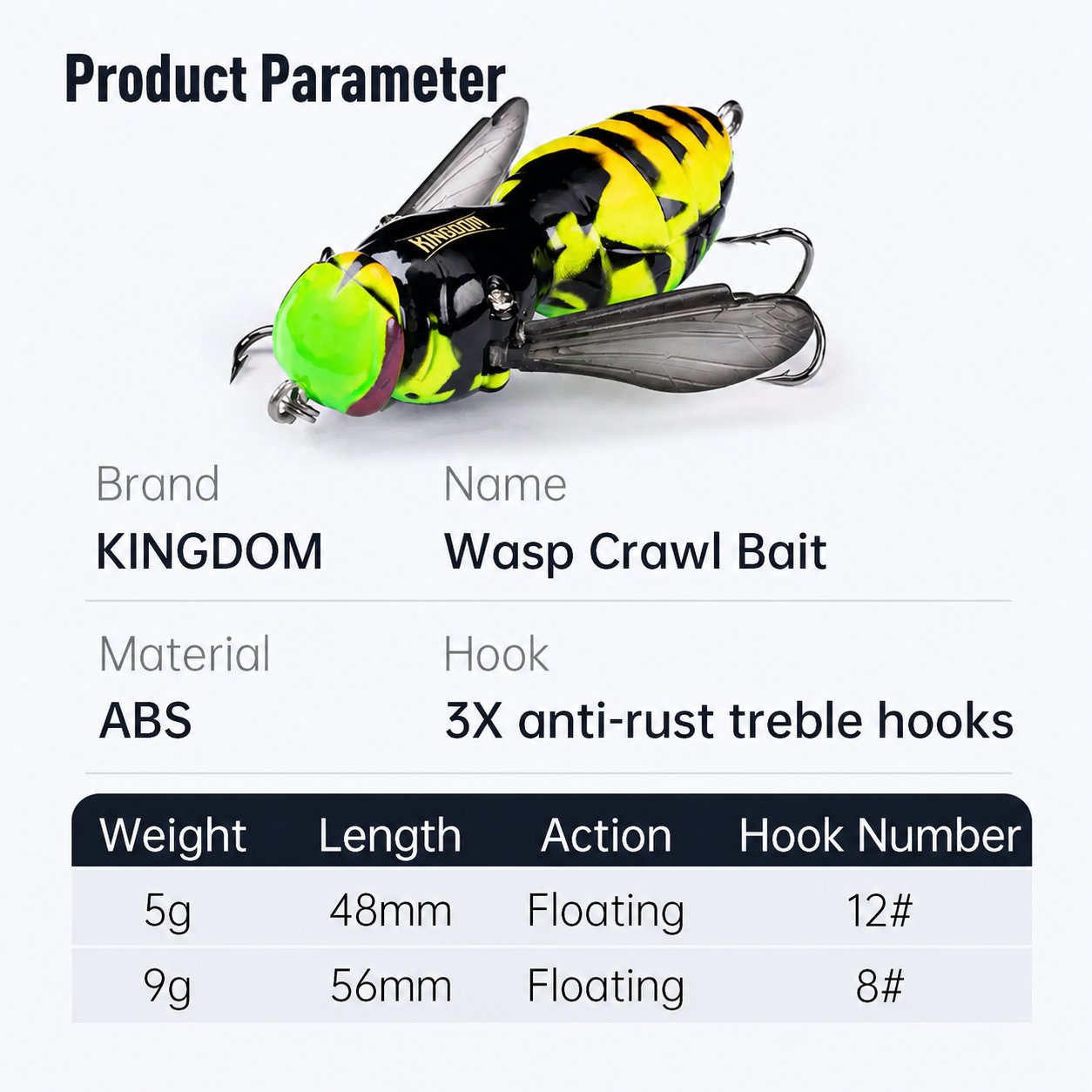 🐝 Bionic Wasp Topwater Lure That Triggers Explosive Strikes