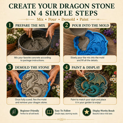 ✨Create Your Own Garden Art - Reusable Mold for Stepping Stones
