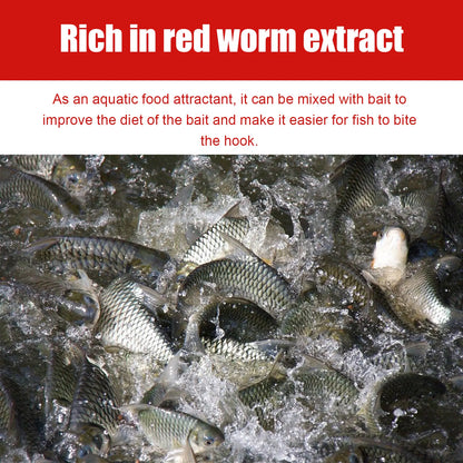 Bloodworm Fish Attractant, Concentrated Scent Bait Additive, Bite Stimulant Fishing Equipment for Bass, Trout