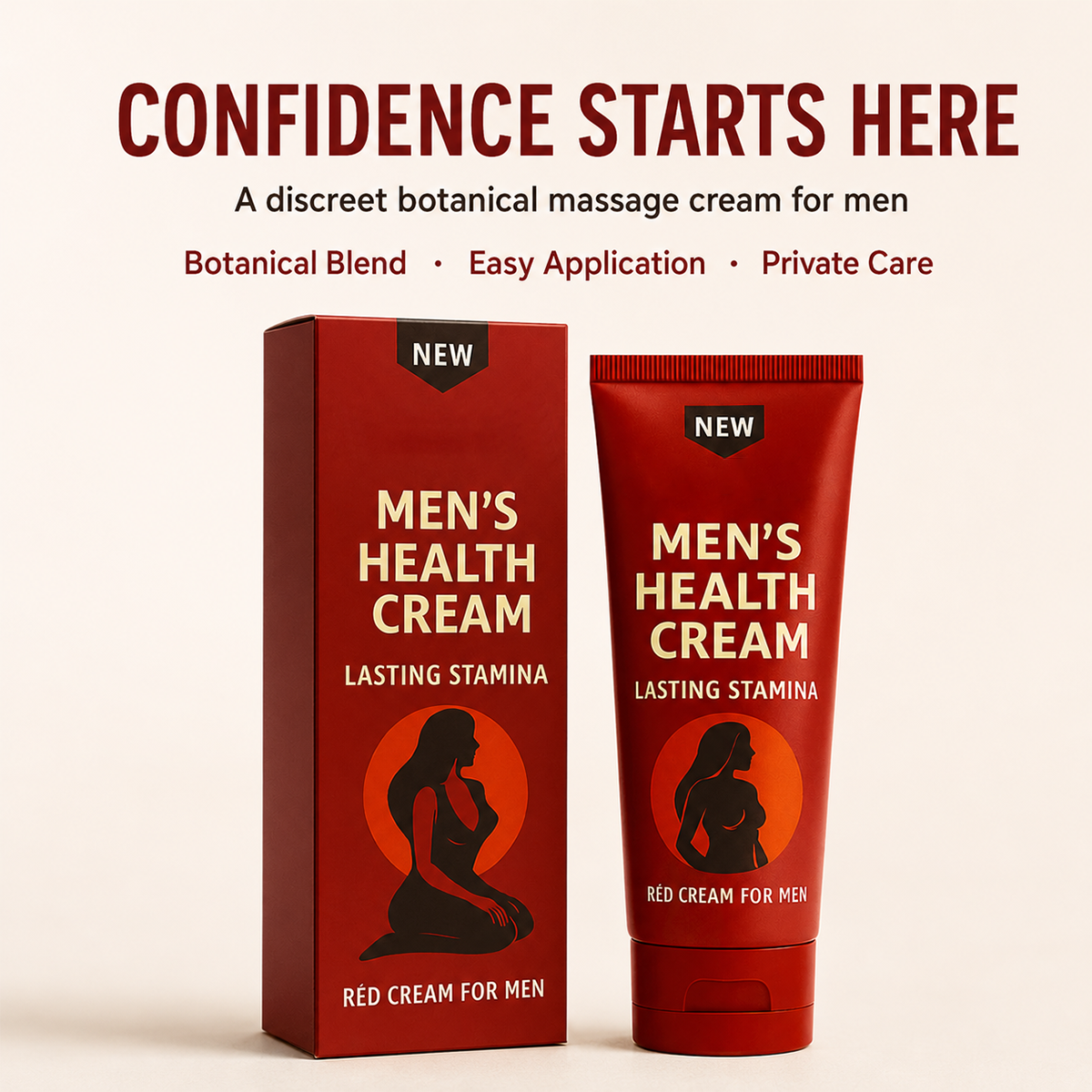 Men's Health Cream,Men’s Confidence Vitality Cream