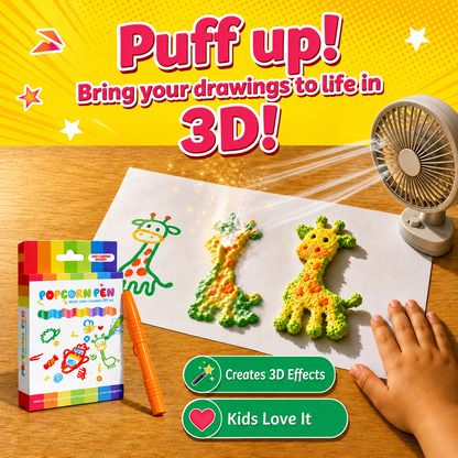 3D Drawing Pen - Turn 2D Art into 3D Creations, Creative DIY Tool