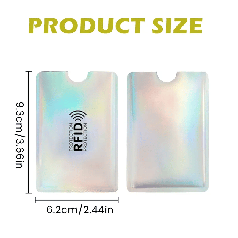 🛡️RFID-Blocking Card Sleeves – Slim Multi-Color Covers for Credit, Debit & ID Cards