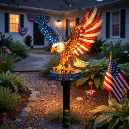 🦅Patriotic Solar Eagle Garden Stake Light