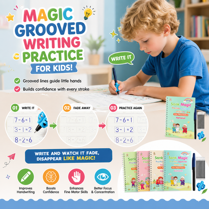 📚MagicBook | Kids Practice Copybook Set