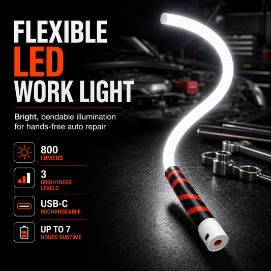 Flexible Hands-Free LED Work Light