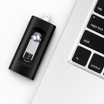 Portable 4-in-1 Memory Stick MFi Certified High Speed Data Transfer Flash Drive