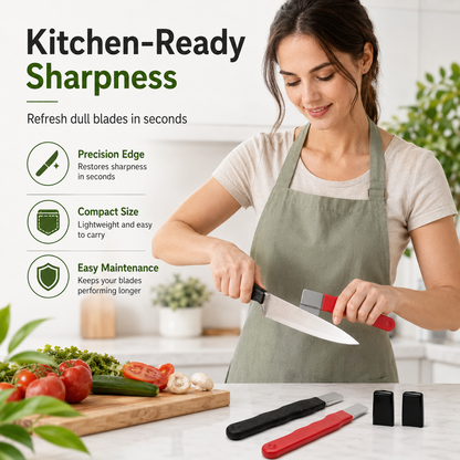 3-Pack Kitchen Knife Sharpener for Everyday Use