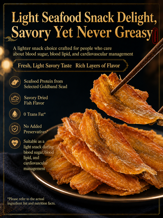 🐟 Nourish your body with high-quality deep-sea fish protein and the crisp texture of goldstripe trevally