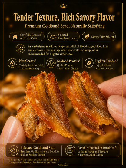 🐟 Nourish your body with high-quality deep-sea fish protein and the crisp texture of goldstripe trevally