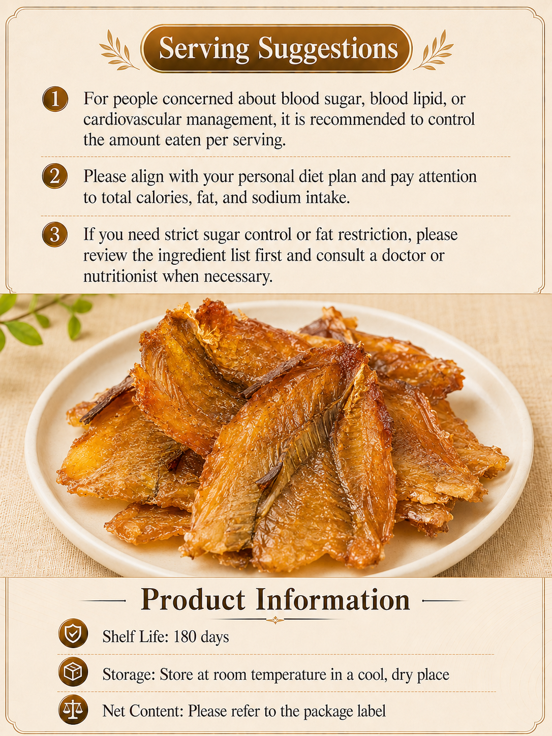 🐟 Nourish your body with high-quality deep-sea fish protein and the crisp texture of goldstripe trevally