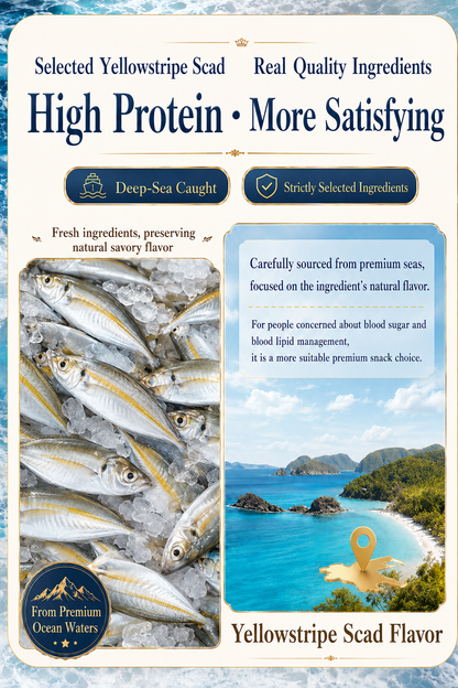 🐟 Nourish your body with high-quality deep-sea fish protein and the crisp texture of goldstripe trevally
