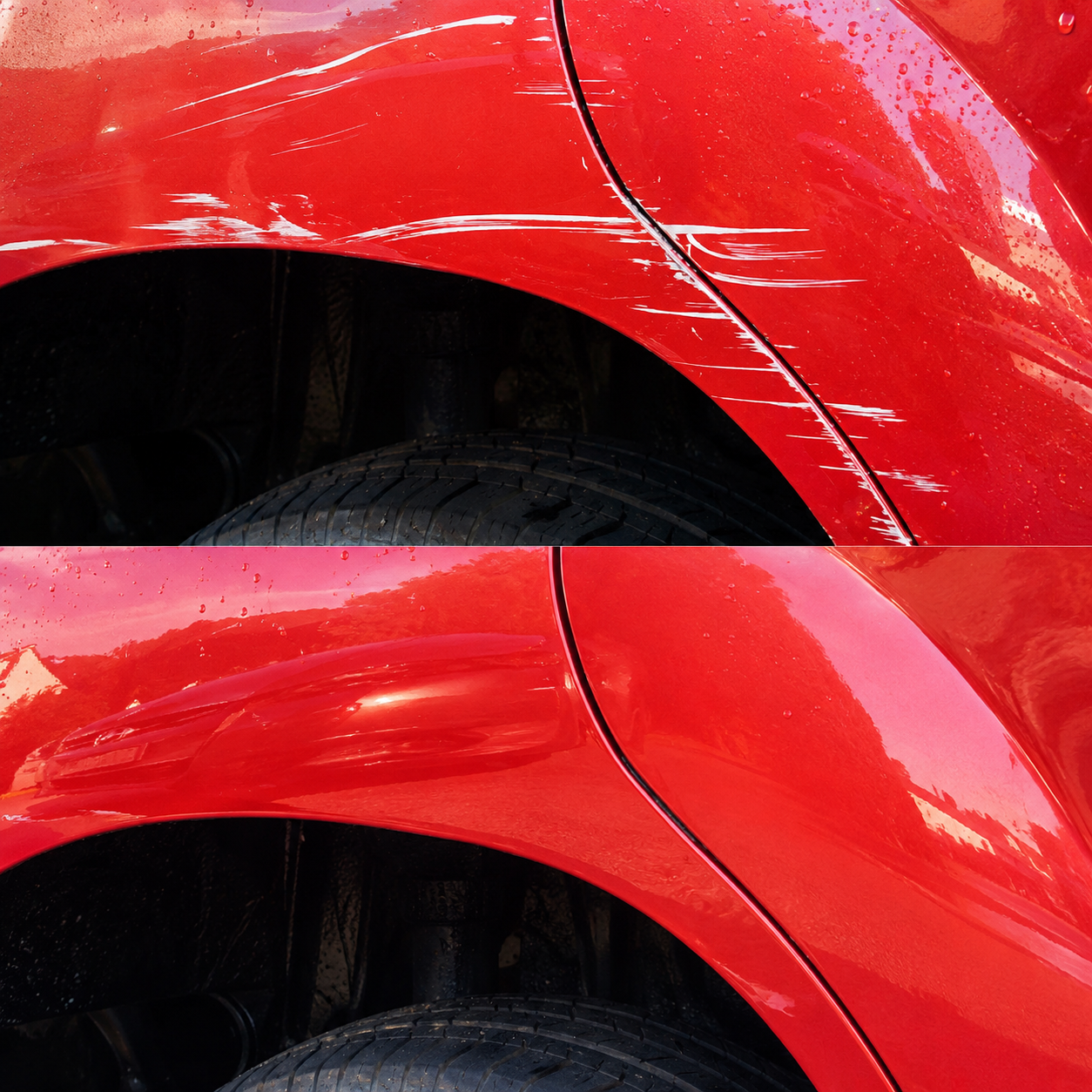 Car Scratch Repair Touch Up Paint Pen - Brush and Pen Tip