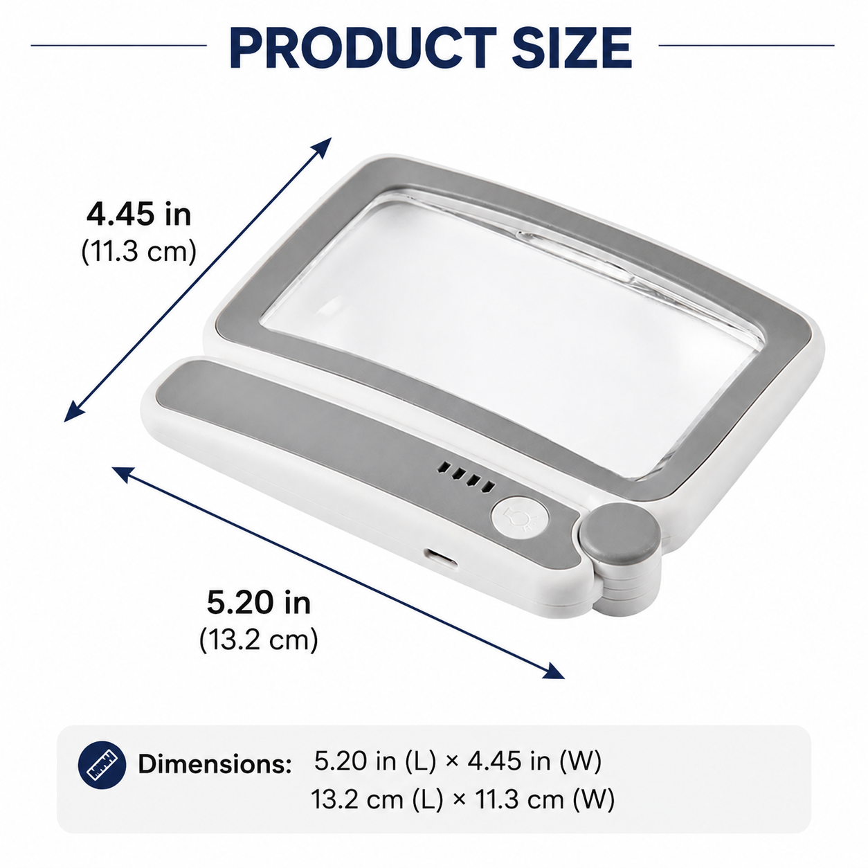 ✨🔍 Folding Handheld Magnifying Glass with Light – Perfect for Reading  🔥