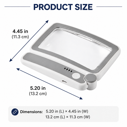 ✨🔍 Folding Handheld Magnifying Glass with Light – Perfect for Reading  🔥
