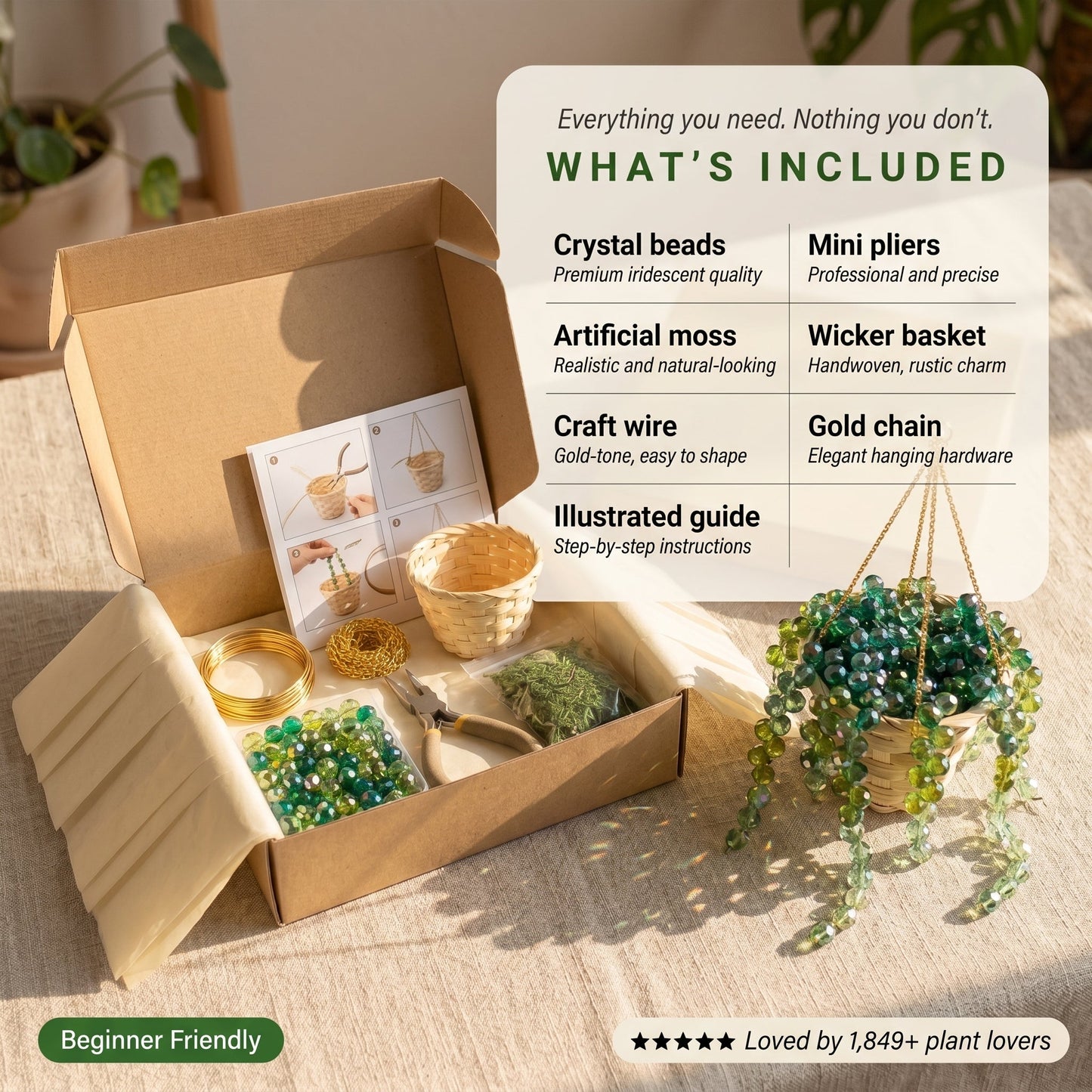 🥳DIY Suncatcher Craft Kit – Fun, Colorful Sunlight Decorations for Kids & Adults✨